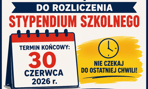 Termin rozliczenia stypendium szkolnego